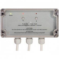 Funk-Rollladenaktor im staub- / wettergeschützten Aufputzmontage