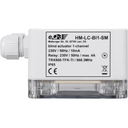 Funk-Rollladenaktor im staub- / wettergeschützten Aufputzmontage