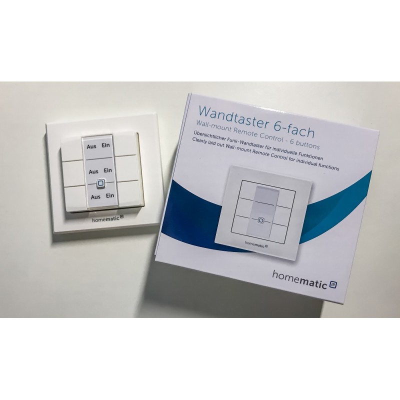 Wandtaster 6-fach HmIP-WRC6