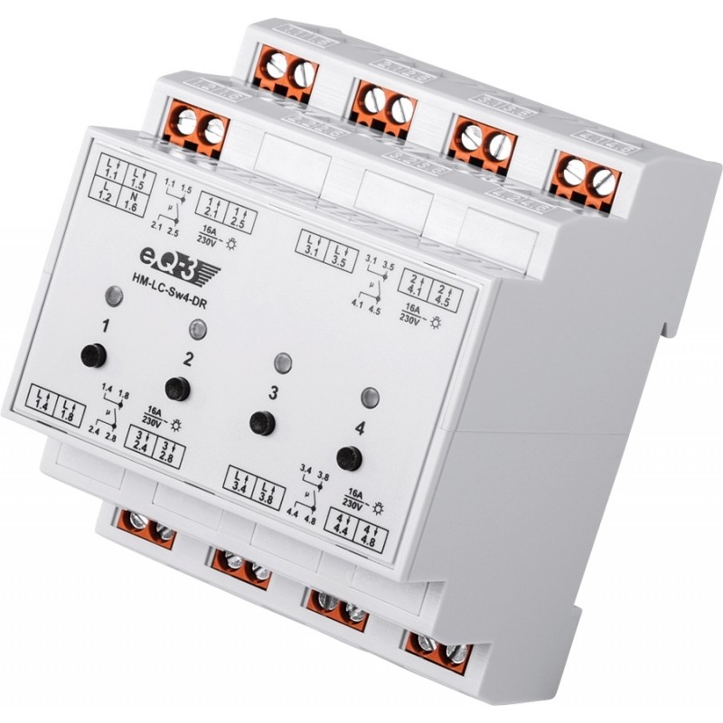 Funk-Schaltaktor4fach, Hutschiene