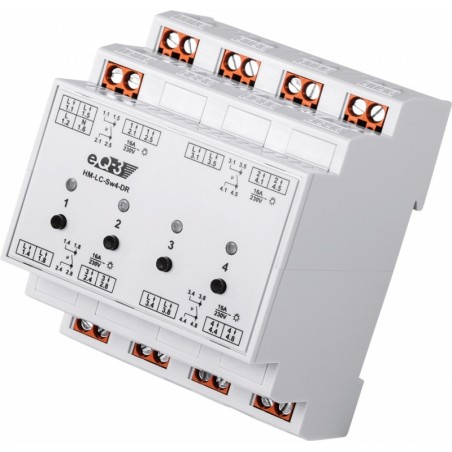 Funk-Schaltaktor4fach, Hutschiene