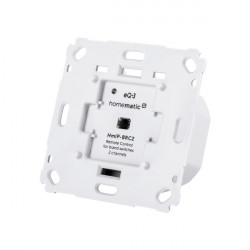 Homematic IP Smart Home Wandtaster für Markenschalter, 2-fach HmIP-BRC2