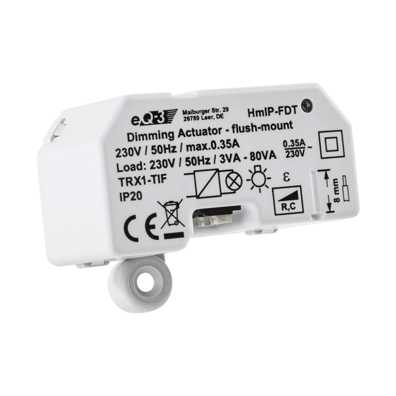 Homematic IP Dimmaktor Unterputz HmIP-FDT – Phasenabschnitt