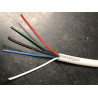RGBW-Kabel weiß, 5-adrig (4x0,35mm², 1x1,0mm²)