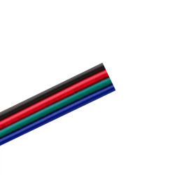 RGB LED Flachbandleitung 4 x 0,5mm²