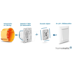 Funk-Rollladenaktor für Markenschalter HmIP-BROLL-2