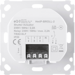 Funk-Rollladenaktor für Markenschalter HmIP-BROLL-2