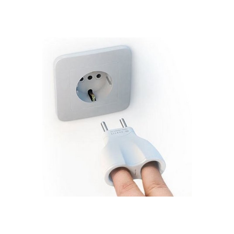 Werkzeugloser Testadapter für Schuko-Steckdosen
